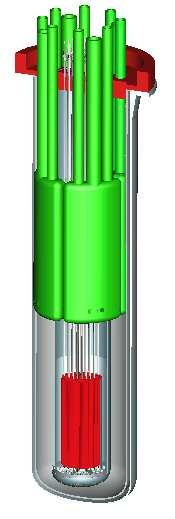Vessel FAs DHR dip cooler 3 BREST system of intermediate size 2 4 FLOW SHROUD RADIAL