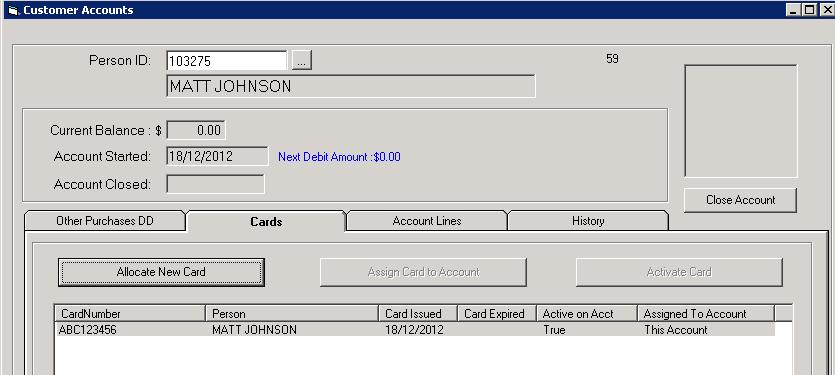 Viewing a Customer s Account Open the customer accounts screen under POS> Customers> Customer Accounts A