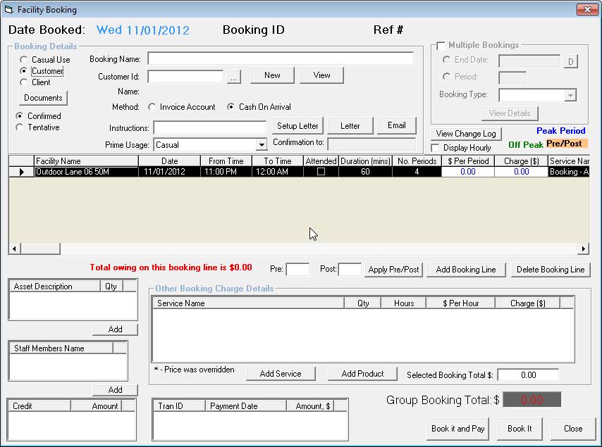 Facility Bookings Scheduler.