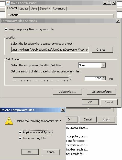 Ensuring the Service Pack is Running Correctly Uninstalling an AlliedView NMS Service Pack FIGURE 7-9 d. Once the files are deleted, the Delete Temporary Files window closes. e.