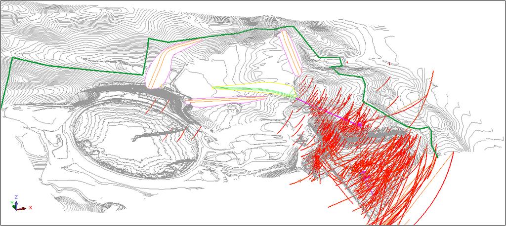 GEOLOGICAL / GEOTECHNICAL KNOWLEDGE >145,000m OF DRILLING DATA 11 Over 145,000m of drilling and 200m vertical of exposed pit face with structural mapping.