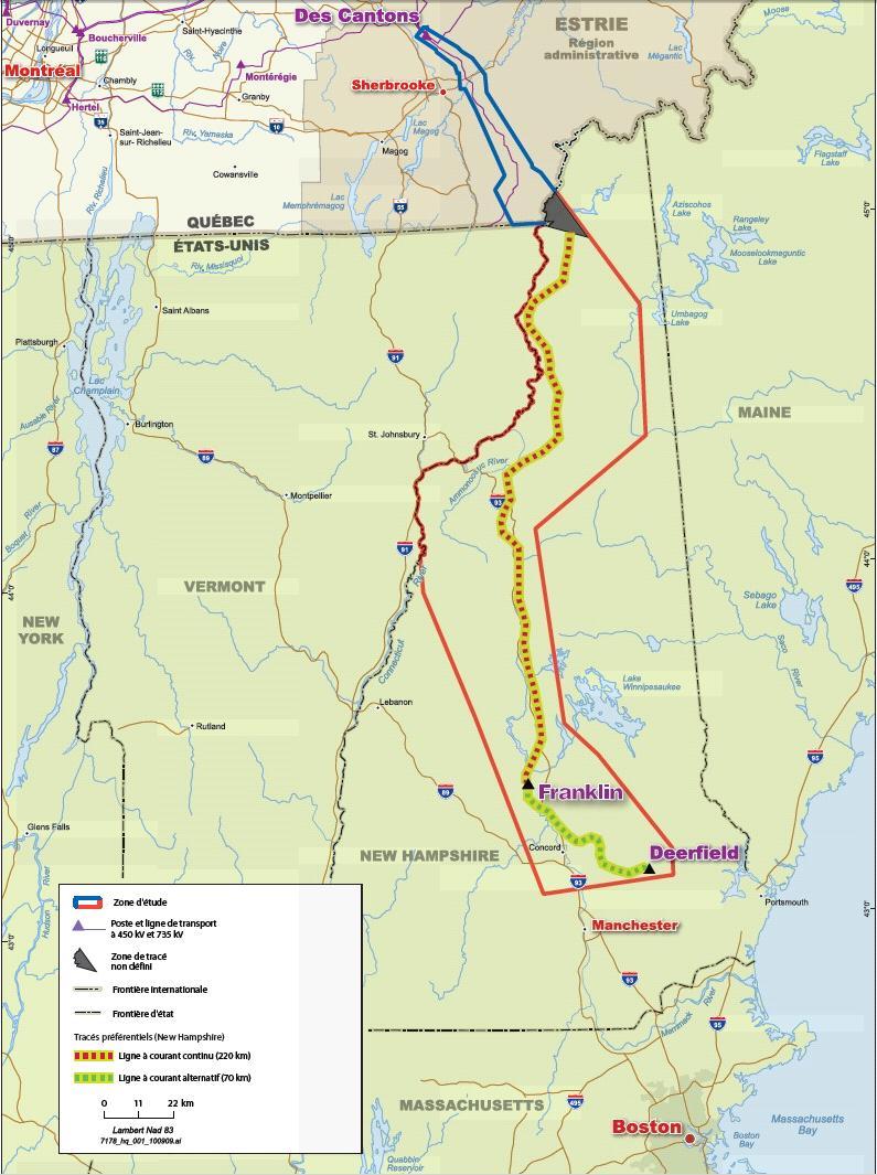 Transmission Developments: Northern Pass Transmission Project 1200 MW HVDC link between Quebec and Deerfield, NH Cost-based, participant