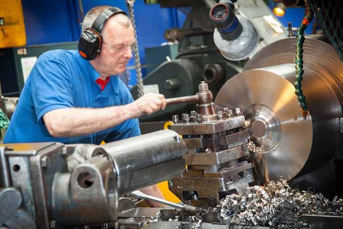 The machining process can be used to reduce material sections prior to heat treatment to optimise the mechanical characteristics, or to manufacture product that require a uniform size, making them
