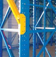 Safety Mesh Recommended for STAK System bays on or near traffic aisles or operations