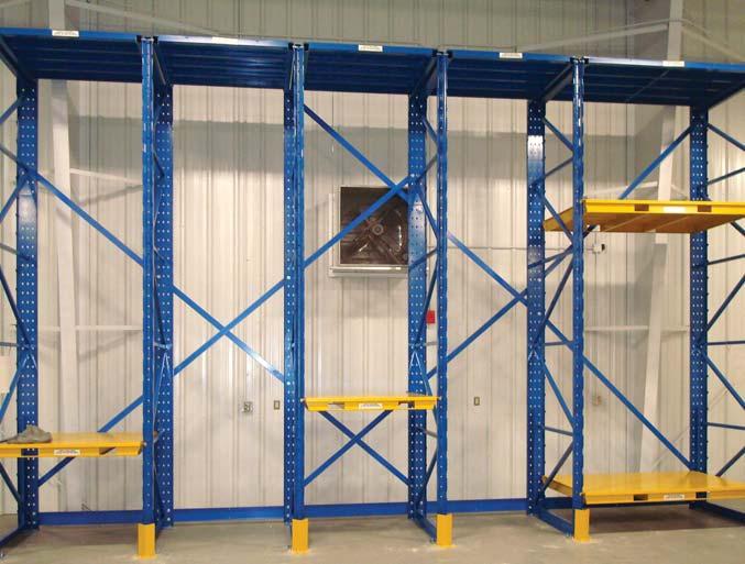 Multiply this number by the number of sections of racking to obtain the total number of pallets for your storage system.