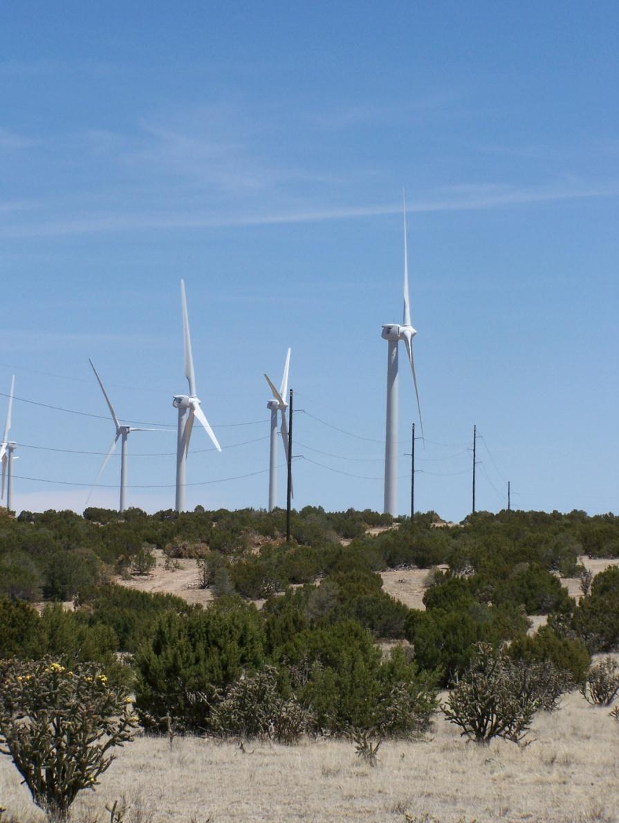 High Lonesome Wind Ranch Location Torrance County, New Mexico; 55 miles southwest of Albuquerque Total Generation 100 megawatts Construction The $190 million project became operational on July 16,