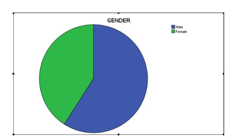 SAMPLE PROFILE GENDER This shows the classification of respondents on the basis of their gender as male and female.