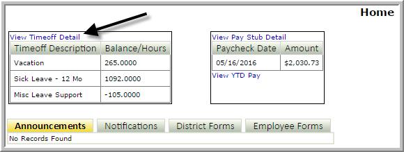 Pay and Personal Information Pay and Personal Information is available to all employees. This allows the employee to view their personal information.