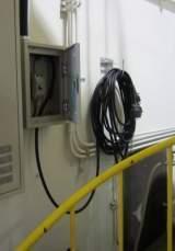 injection line and an additional power supply line were