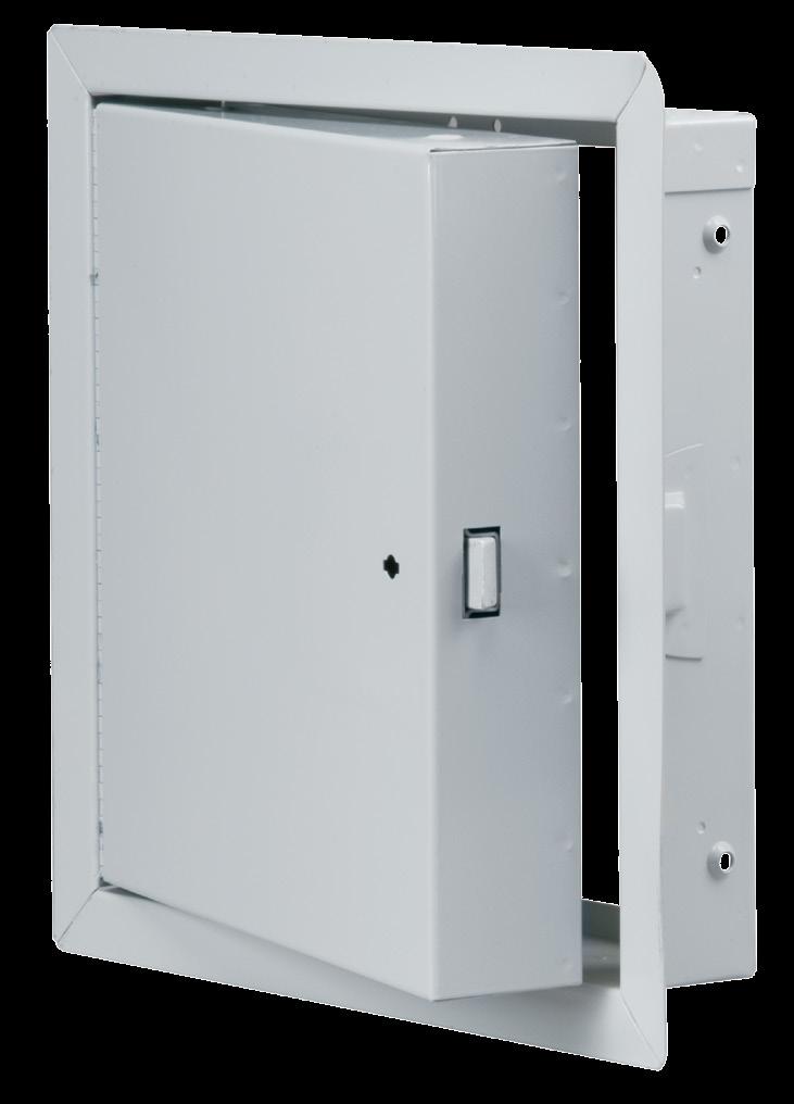 Security Fire-Rated Insulated BSW: Tape In BSP: Plaster BST: All Purpose Babcock-Davis BS Series insulated, fire rated, security access doors are manufactured with heavy-duty materials to prevent