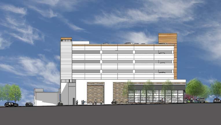 Building A North Elevation - Retail