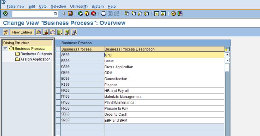 SPRO SAP IMG Reference Governance, Risk and Compliance Access Control Maintain Business
