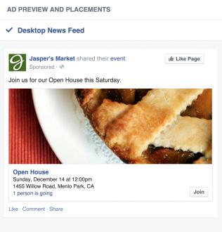 EVENT RESPONSE ADS How to: Create an event that clients on Facebook can add to their own Facebook calendar.