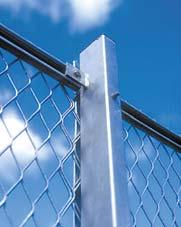 Hot dip galvanised with the option of polyester powder coating means the fencing can either blend into the background or be turned into an eye catching feature.