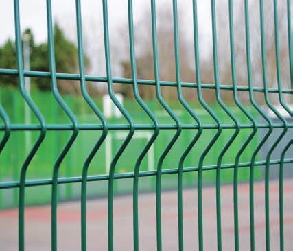 pproved by a multitude of planning authorities, this welded steel wire mesh panel system is suitable for industrial and public buildings, schools, and even high security locations like airports and