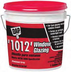 Repair Products Catagory Glazing Sub Compounds Category DAP 33 Window Glazing (RTU) Ready-to-use, paintable window glazing for use on wood, metal and aluminum sashes.