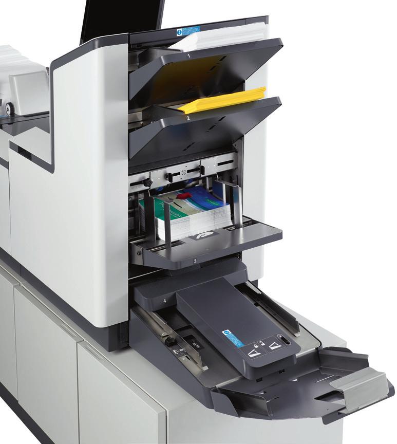 5 6 Flexible Document Feeding The Flex Tower Folder comes in three feeder configurations to suit individual needs.