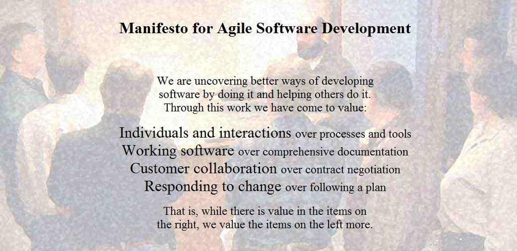What is Agile (Manifesto) (and Agile is not just about