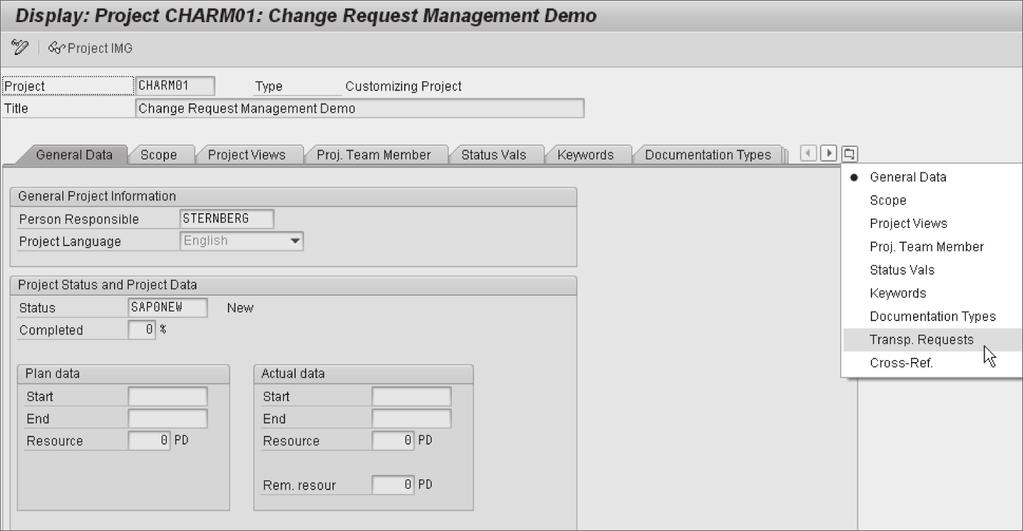 Project Administration in SAP Solution Manager 2.2 The structure and display of the IMG project are very similar to those of the Solution Manager project.