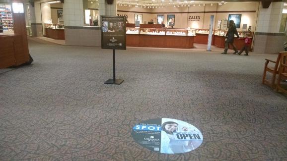 Look Down According to studies, floor graphics are one of the most effective forms of onsite advertising.