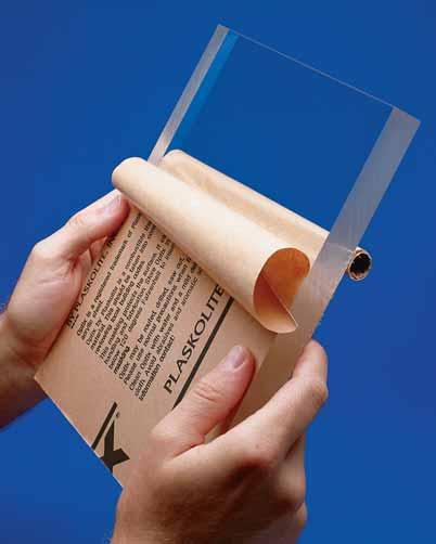 THICK GAUGE ACRYLIC (PMMA) SHEET Ideal for P.O.P. displays, noise abatement barriers and outdoor signage. Crystal clear.