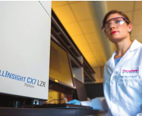 continues with the introduction of the Thermo Scientific CellInsight CX7 LZR High Content Analysis Platform.