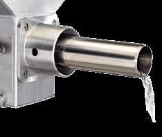 The dosing cylinder guarantees a uniform and repeatable flow throughout a wide range of