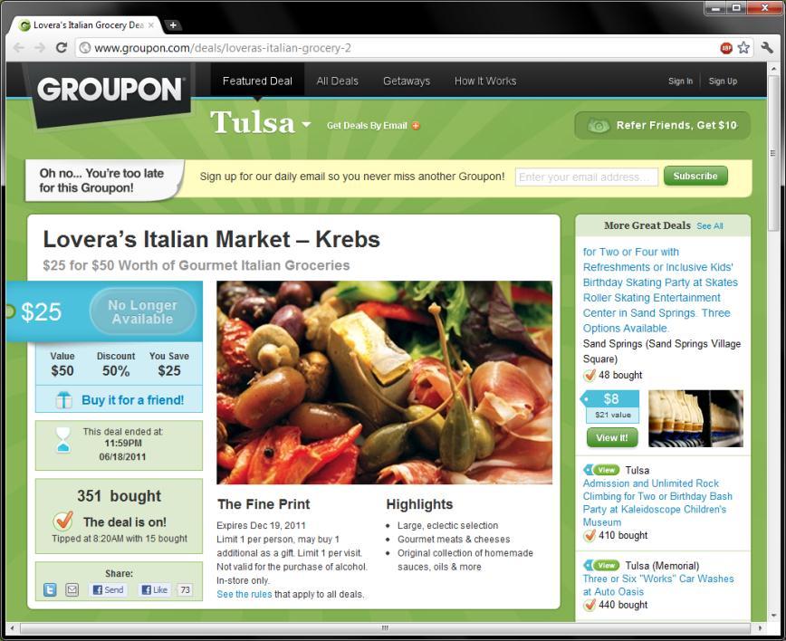 Lovera s Italian Market - $25 for $50 Single location, gourmet Italian