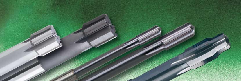 NEW Solid carbide high-performance reamers up to Ø 20 mm G Carbide- or cermet-tipped high-performance reamers from Ø 20 mm up to 40 mm Alu Solid