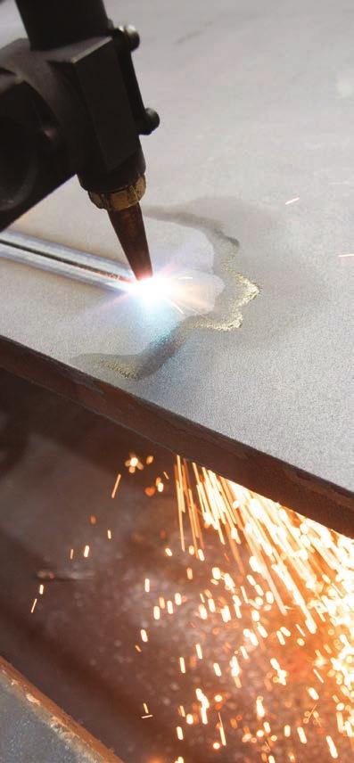 PLASMA CUTTING Plasma cutting is an acceptable method of sectioning all grades of BISALLOY steel.