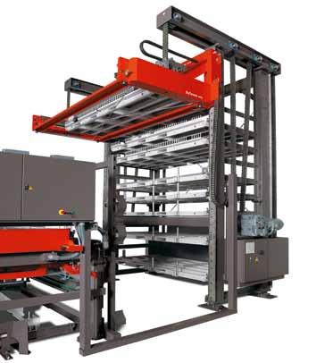 34 COLLECTION AUTOMATION ByTower Compact storage tower for lightly-manned production Customer benefits The shuttle table is automatically loaded and unloaded and the entire system significantly