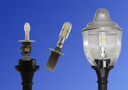 Types of LED - Exterior Retrofit Externally driven units Used for acorn or post top fixtures Advantages Keep the existing fixtures Low