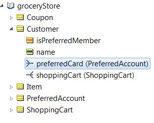 do this, double-click the association under Customer, type over the default