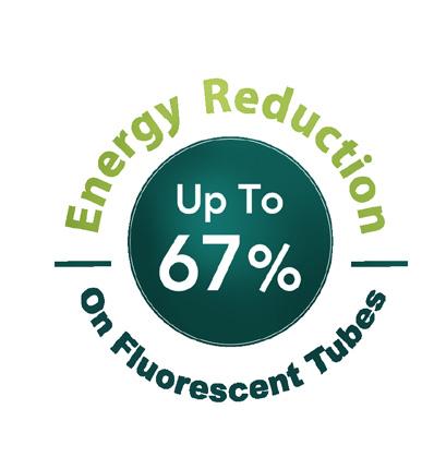 CLARIS For Replacing Fluorescent Tubes PRODUCT FEATURES Think Outside The Tube : Rapid Thermafuse LED Technology for quick & simple installation Up to 67% power consumption reduction compared with