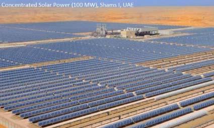 Solar energy Concentrated Solar Power: -