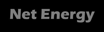 Net Energy The total useful energy available from