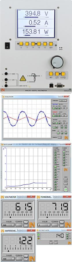 Measuring instruments: Pos. Product name Bestell-Nr. Anz. 1 Digital/analog multimeter, wattmeter, power-factor incl.