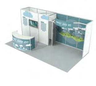 10 x 20 OCTANORM BOOTHS Please use OCTANORM BOOTH RENTAL FORM for ordering purposes. What s Included?