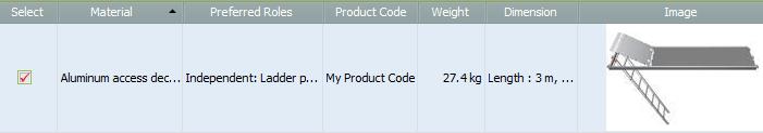 If you want to add or change a component s product code, simply select the Product Code in the column or card row and change it.