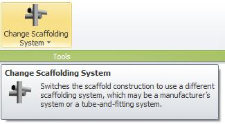 For example, it is not possible to remove the only remaining ring-type scaffolding configuration.