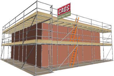 Create scaffolds using your new system If you have the Reporting or Modelling licences, you will be able to see and use