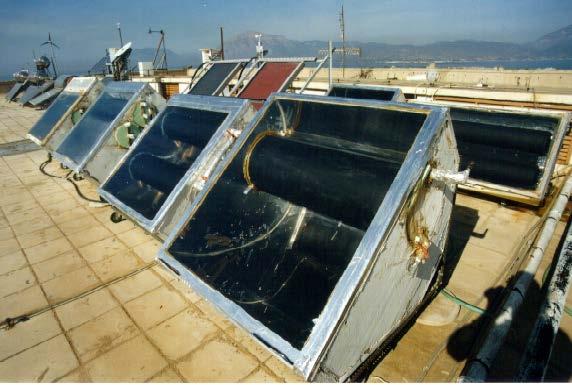 ICS Type solar water heaters Simple and low cost solar