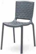 Tatami stacking side chair in grey 49 ATFUOF395W Tatami stacking side chair in