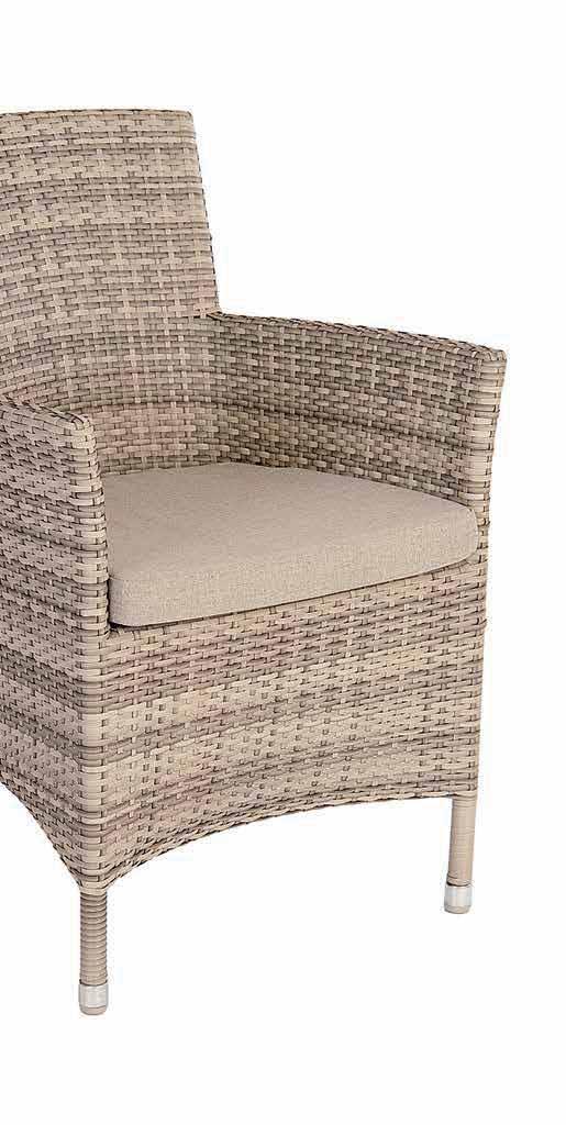 ATFUOF830 Pearl armchair with cushion 159 840 580 640 450