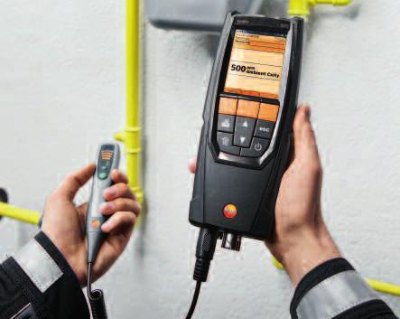The large selection of variable probes makes the testo 320 even more efficient. You have everything you need for complex measurements on heating systems in one instrument.