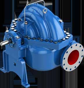 3316 Two Stage, Horizontally Split Case Pumps designed for boiler feed, mine dewatering and other applications requiring