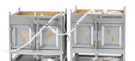 distribution in Flexel 3D bag manifold l Waste collection l Feed and harvest from bioreactor Our range of movable and stationary Palletank is perfectly matched to accommodate our array of Flexel 3D