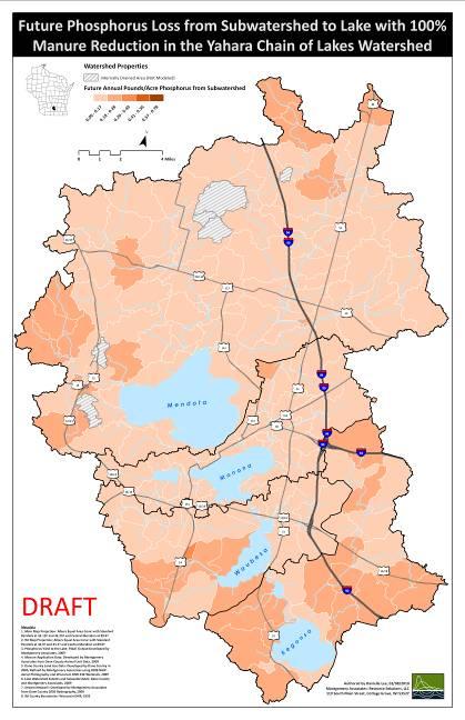 Phosphorous Load Reduction Across Watershed Existing