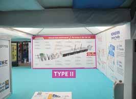 35 m height (TYPE II) 7 th,8 th,9 th Hall Entrances 3 Advertising Areas for TYPE I 6 Advertising Areas for TYPE II 10 cm (width) x 6 cm (height) ITM-C08 Indoor Area Allocation Plan Panel Logo Ads