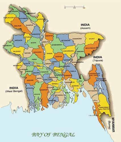 Comparative assessment of technical, economic and social performance of Sonali chickens Figure 2. Map of Bangladesh showing the selected districts Selected districts Source: http://www.chapai.
